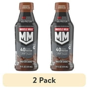 2 pack Muscle Milk Pro Advanced Nutrition Knockout Chocolate Protein Shake, 14 fl oz, 1 Count Bottle