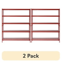 2-Pack Muscle Rack 60"W x 24"D x 72"H 5-Tier Steel Shelving only