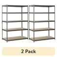thumbnail image 1 of (2 pack) Muscle Rack Silver Vein 24"x48"x72" 5 Shelf Steel Shelving, 1 of 8
