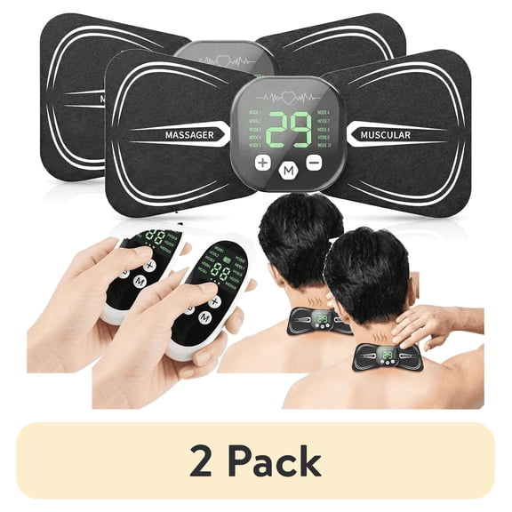 (2 pack) Muscle Stimulator Pocket-Size Device for Shoulder & Back