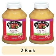 (2 pack) Musselman's Applesauce, Chunky, 48 oz Jar