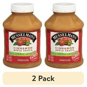 (2 pack) Musselman's Applesauce, Cinnamon, 48oz Jar