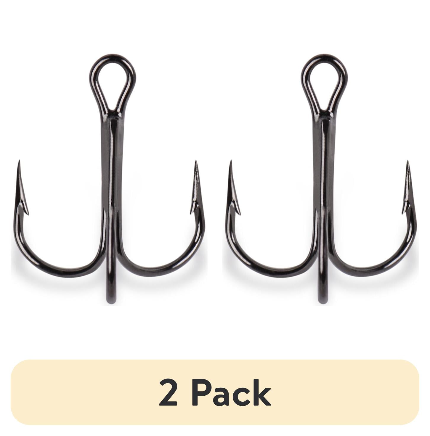 fine wire treble fishing hooks (2 pack) Mustad Fine Wire Treble Hook