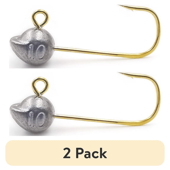 (2 pack) Mustad Finesse Jig Head, 1/16 oz