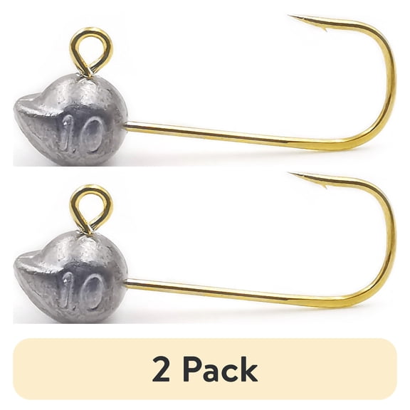 (2 pack) Mustad Finesse Jig Head, Size 1/32 oz