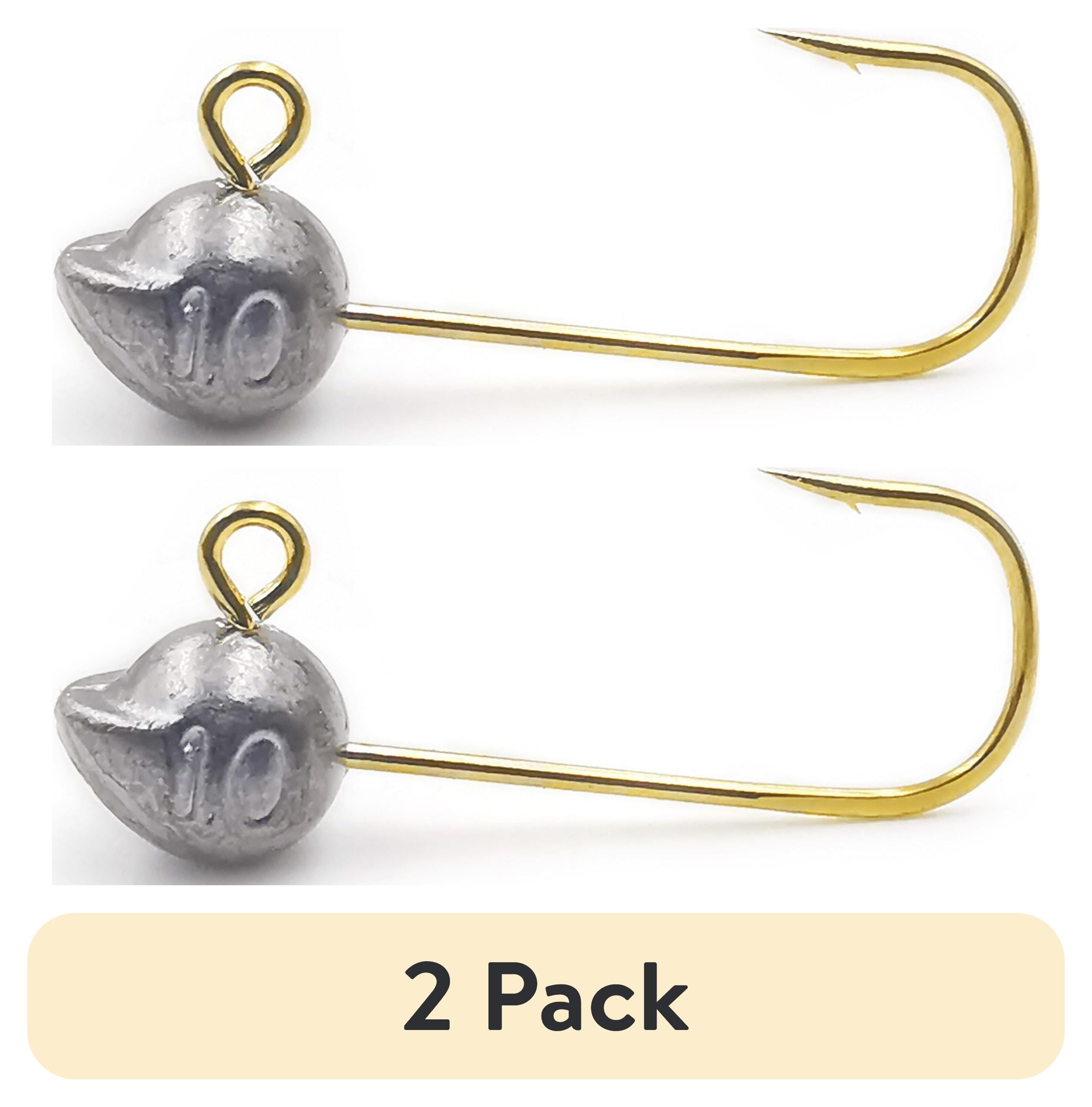 (2 pack) Mustad Finesse Jig Head, Size 1/64 oz