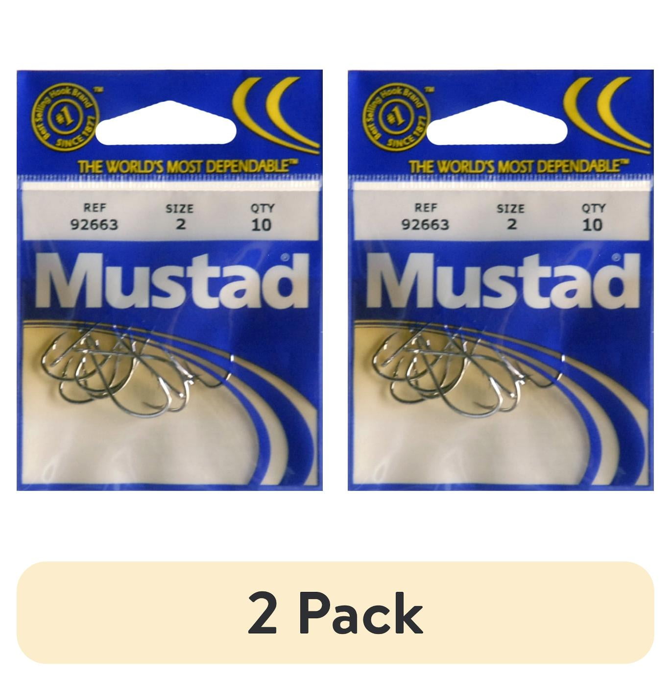 (2 pack) Mustad Sliced Shank Hook, 2