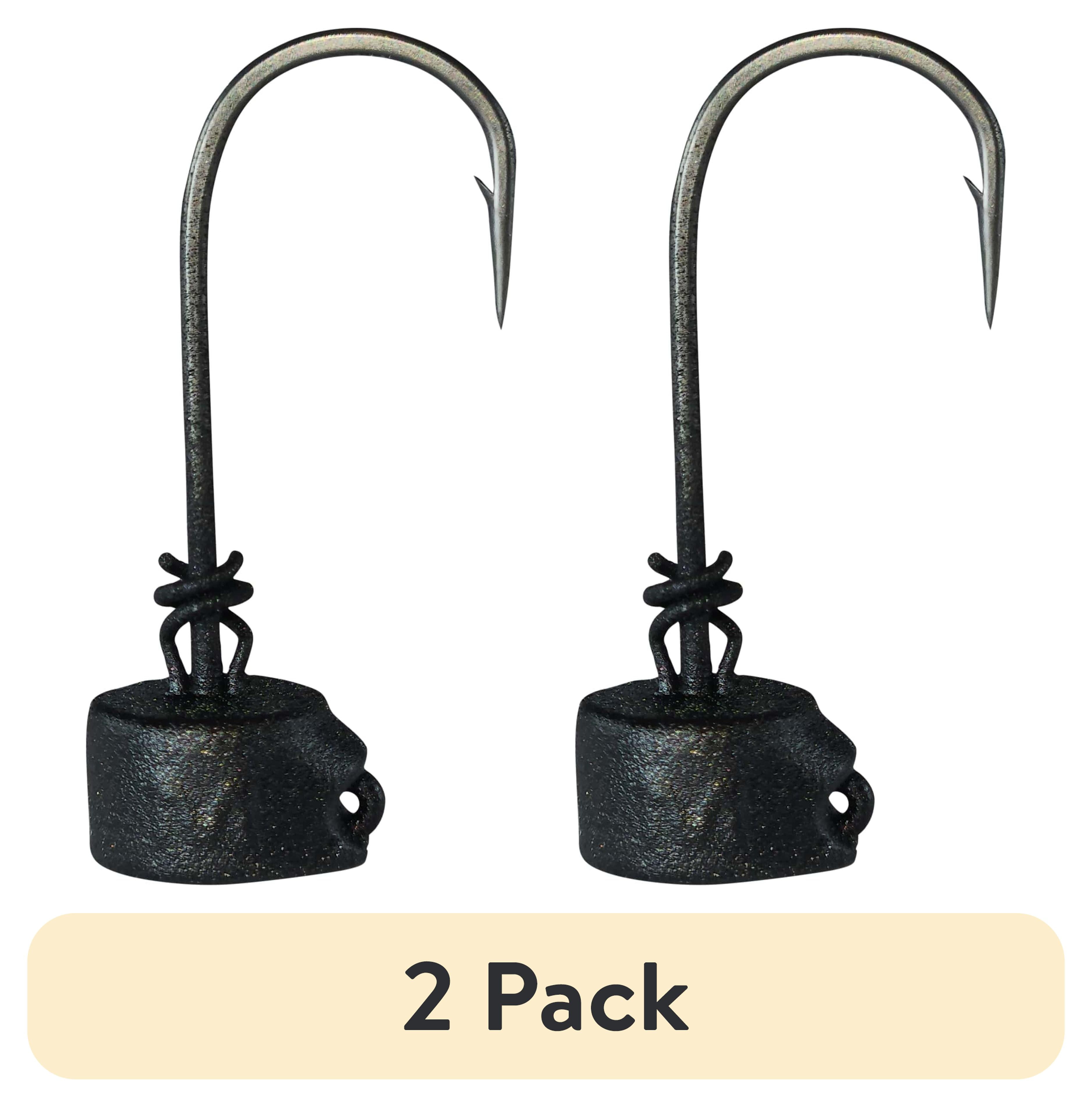 (2 pack) Mustad Spring Ned Bass Jighead, Size 1/4oz