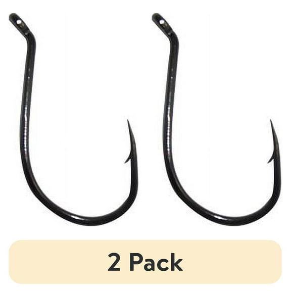 (2 pack) Mustad Ultra Point 10 Piece Freshwater Black Nickel Octopus Hook - Size 4