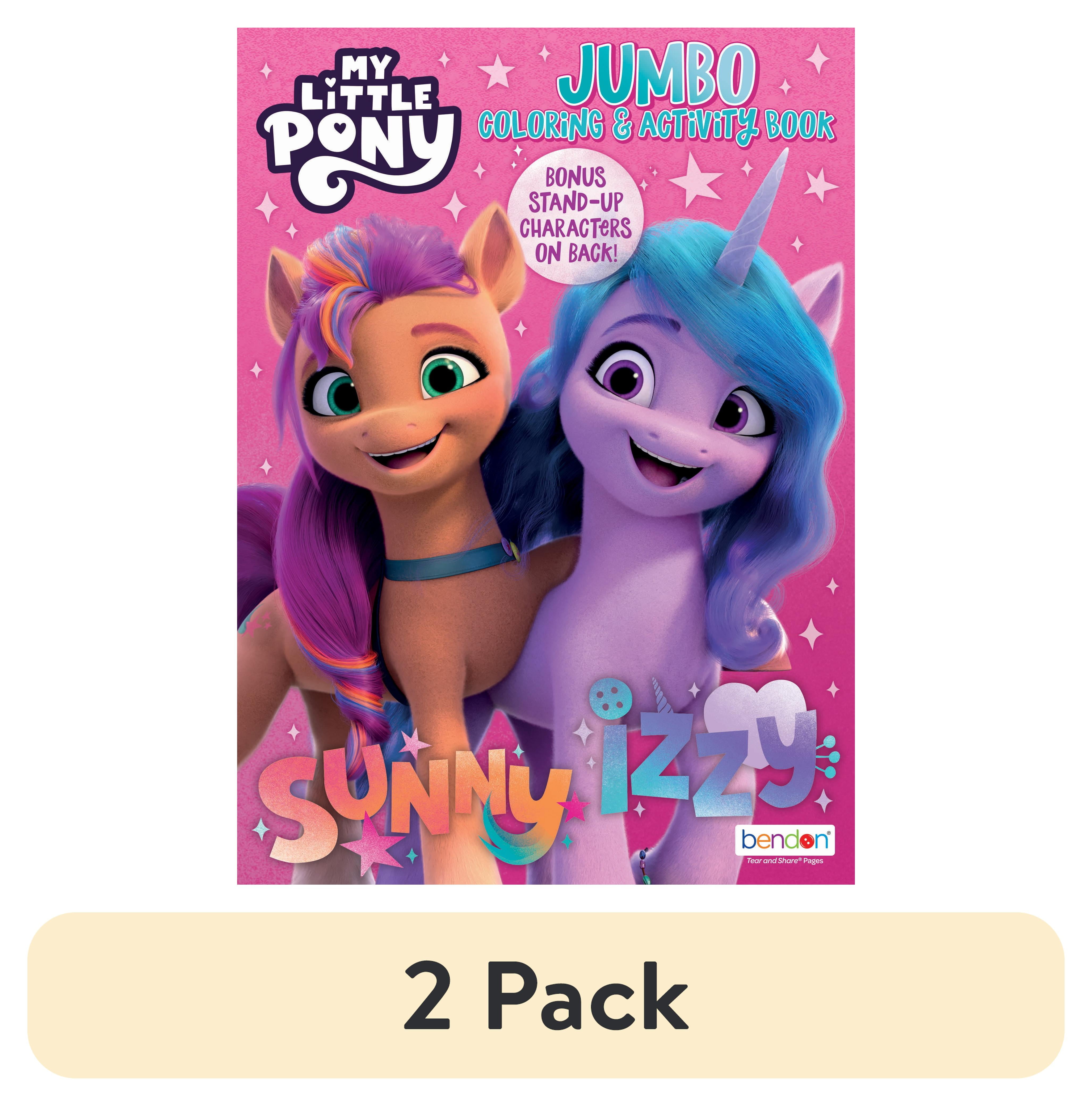 2 pack) My Little Pony Jumbo Coloring Book, 64 Pages by Bendon