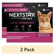 (2 pack) NEXTSTAR Flea & Tick Topical Prevention for Cats Over 3.5 lbs, 3-Month Supply