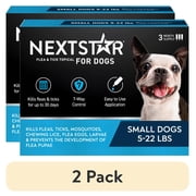 2 pack NEXTSTAR Flea & Tick Topical Prevention for Dogs 5-22 lbs, 3-Month Supply