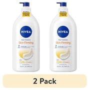 2 pack NIVEA Skin Firming Sheer Hydration Body Lotion with Q10 and Vitamin C, Value Size 33.8 fl oz