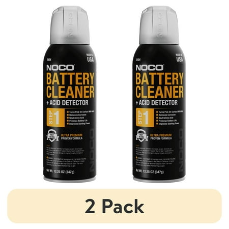 (2 pack) NOCO E404 12.25 Oz Acid Detector & Battery Cleaner Automotive Battery Charger