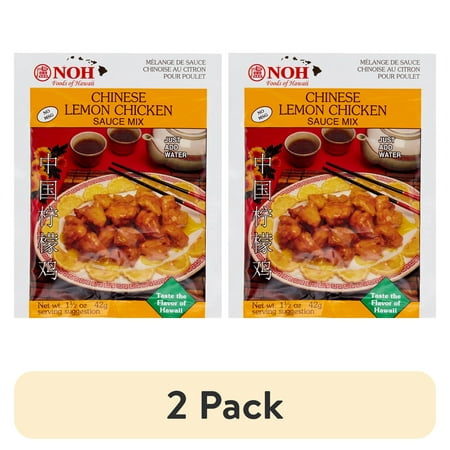 (2 pack) NOH Brand Chinese Lemon Chicken Seasoning Mix, 1.5 oz