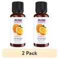 thumbnail image 1 of (2 pack) NOW Essential Oils, Orange Oil, Uplifting Aromatherapy Scent, Cold Pressed, 100% Pure, Vegan, Child Resistant Cap, 1-Ounce, 1 of 8