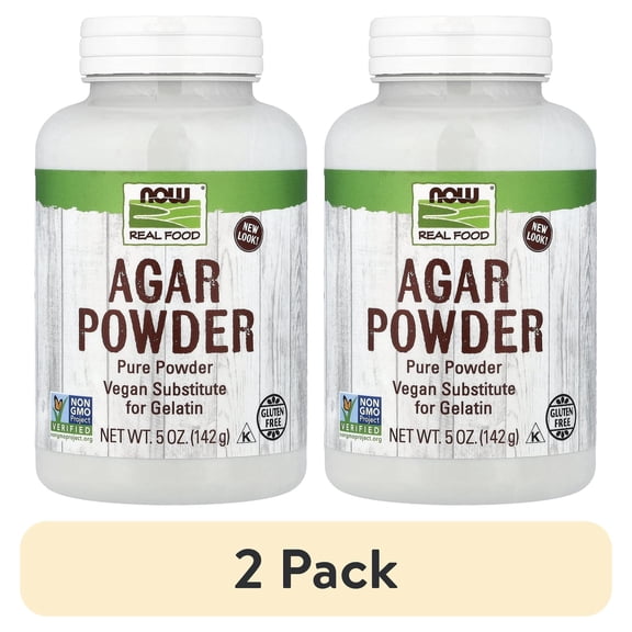(2 pack) NOW Foods Agar Powder, 5 oz (142 g)