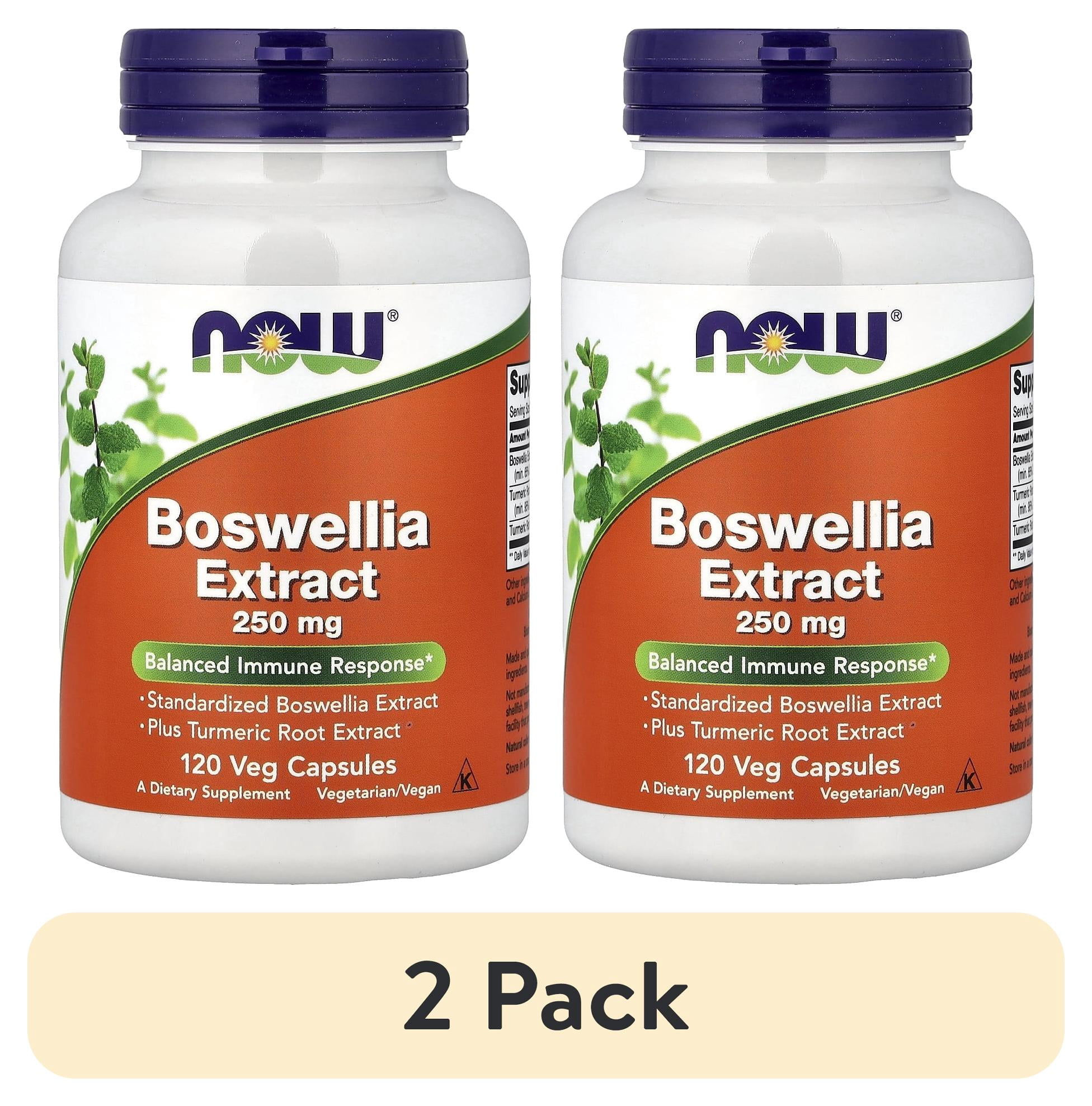 パンタwellreco 01 supplement 3袋セット NOW, Boswellia Extract, 120 Veg Capsules, Immunity Support