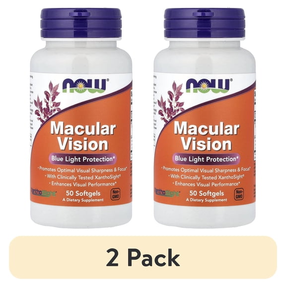 (2 pack) NOW Foods Macular Vision, 50 Softgels