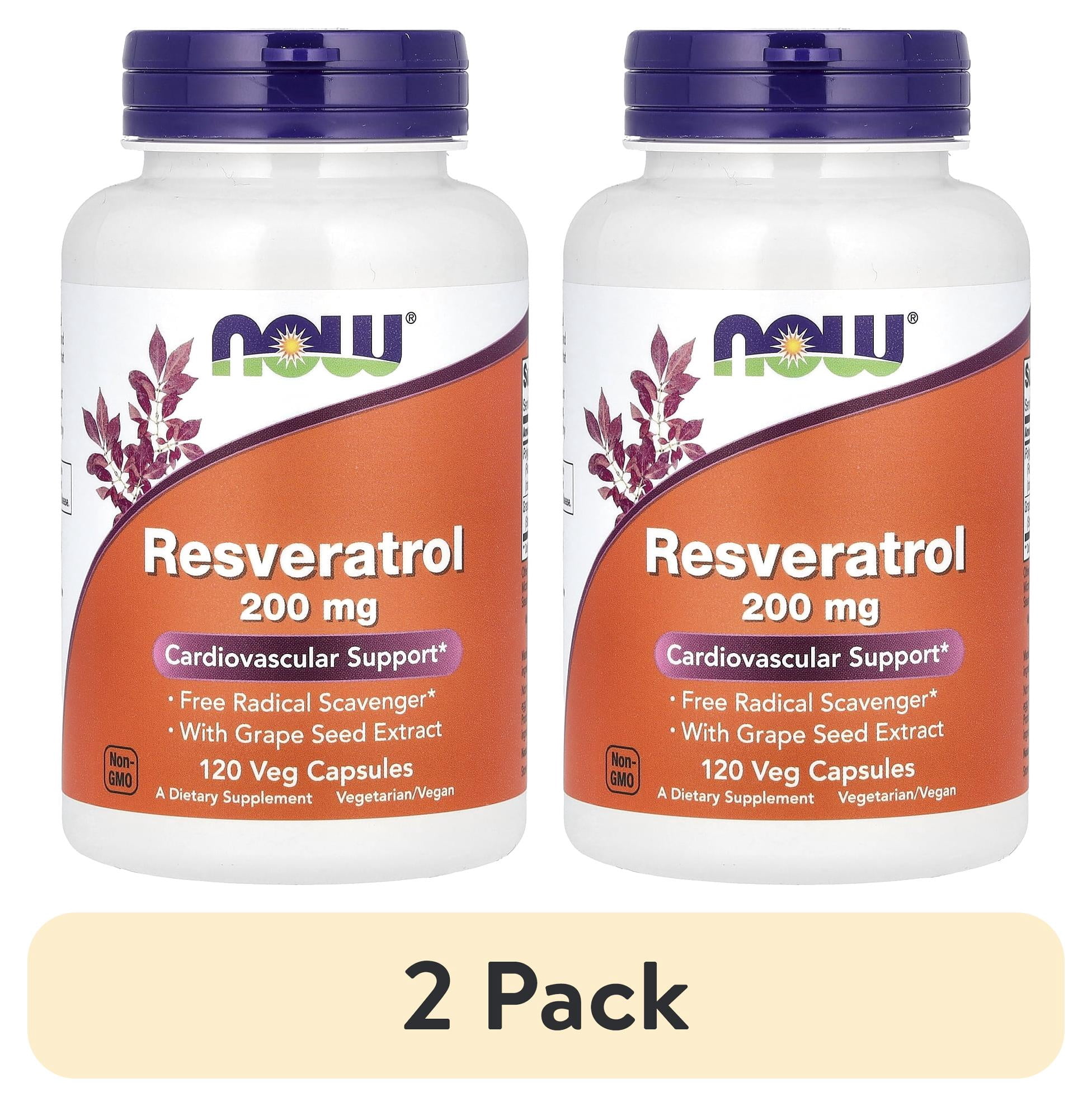 vegan liposomal glutathione 200mg now brand Supplements, Natural Resveratrol 200 mg with Red Wine Extract, 120 Veg Capsules beauty-drink