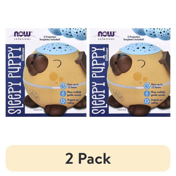 (2 pack) NOW Foods Solutions, Sleepy Puppy Diffuser, 1 Diffuser