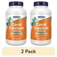 thumbnail image 1 of (2 pack) NOW Supplements, Coral Calcium 1,000 mg, Bone Health*, Healthy pH Balance*, 250 Veg Capsules, 1 of 8