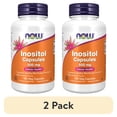 thumbnail image 1 of (2 pack) NOW Supplements, Inositol 500 mg, Healthy Membrane Function*, Cellular Health*, 100 Veg Capsules, 1 of 8