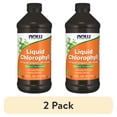 thumbnail interactive-video image 1 of (2 pack) NOW Supplements, Liquid Chlorophyll, Super Concentrated, Internal Deodorizer*, Mint Flavor, 16-Ounce, 1 of 11