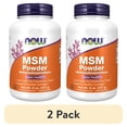 thumbnail image 1 of (2 pack) NOW Supplements, MSM (Methylsulfonylmethane) Powder, Supports Healthy Cartilage*, Joint Health*, 8-Ounce, 1 of 8
