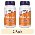 thumbnail image 1 of (2 pack) NOW Supplements, Melatonin 1 mg, with Co-Factor Nutrients, Healthy Sleep Cycle*, 100 Tablets, 1 of 8