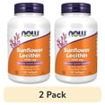 thumbnail image 1 of (2 pack) NOW Supplements, Sunflower Lecithin 1200 mg with Phosphatidyl Choline, 100 Softgels, 1 of 8