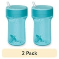 thumbnail image 1 of (2 pack) NUK Everlast Weighted Straw Cup, 10 oz, 12+ Months, Unisex, 1 Count, 1 of 9