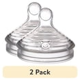 thumbnail image 1 of (2 pack) NUK Simply Natural Fast Flow Bottle Nipples, 2 Pack, 6+ Months, 1 of 8