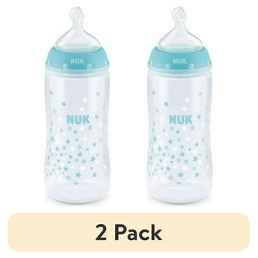 (2 pack) NUK Smooth Flow Anti-Colic Bottle, Colors May Vary, 10oz.
