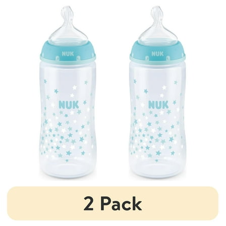 (2 pack) NUK First Choice Smooth Flow Anti-Colic Bottle, 10 oz, 1 Pack
