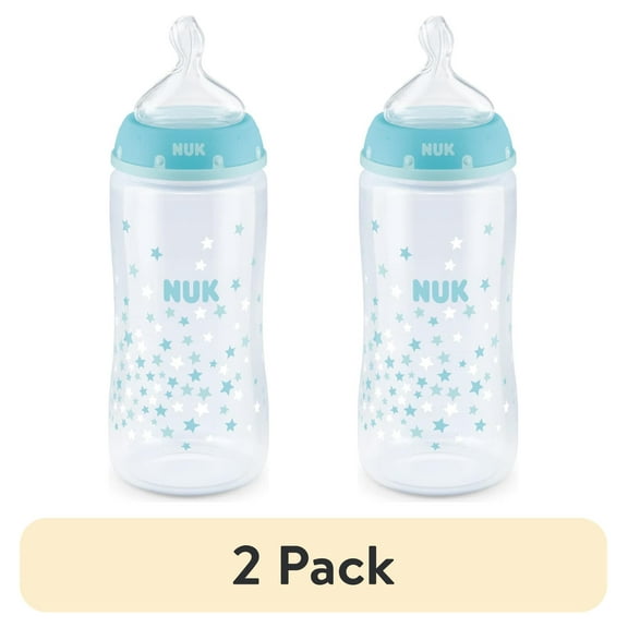 (2 pack) NUK First Choice Smooth Flow Anti-Colic Bottle, 10 oz, 1 Pack