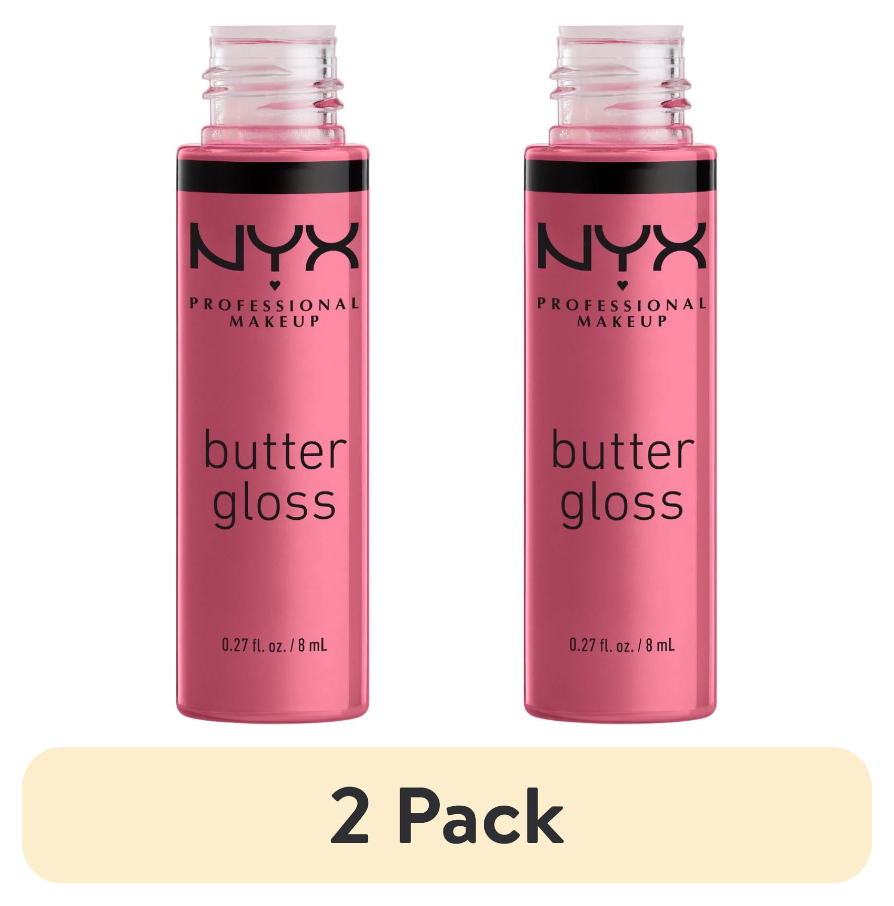 (2 pack) NYX Professional Makeup Butter Gloss Non-Sticky Lip Gloss, Angel Food Cake, 0.27 fl oz