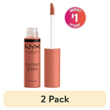 (2 pack) NYX Professional Makeup Butter Gloss, Non-Sticky Lip Gloss, Sugar High, 0.27 Oz