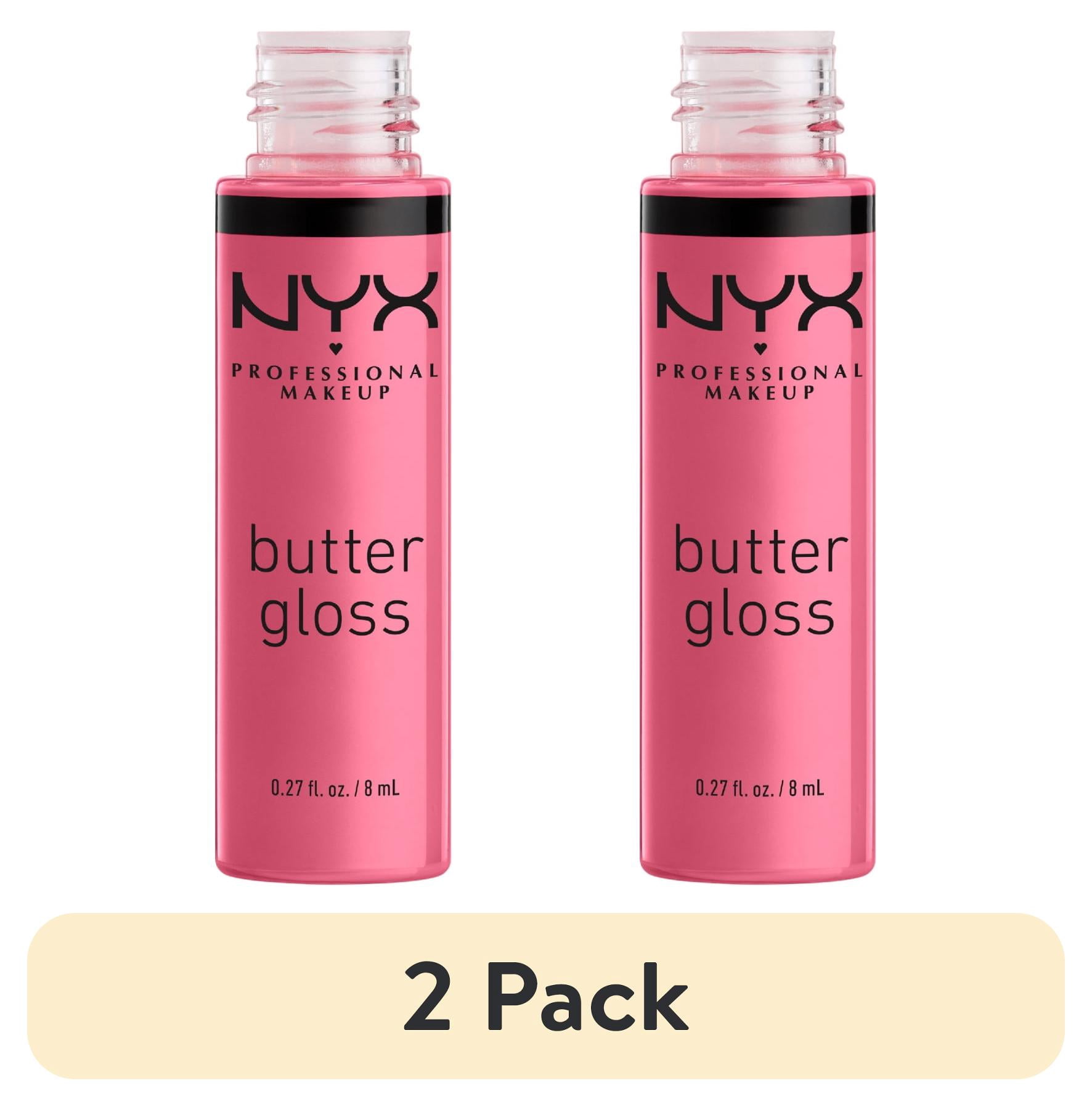 (2 pack) NYX Professional Makeup Butter Gloss, Non-Sticky Lip Gloss, Vanilla Cream Pie, 0.27 Oz