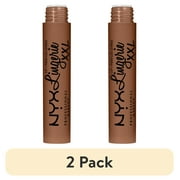 عبوة من قطعتين من أحمر الشفاه NYX Professional Makeup Lip Lingerie XXL Matte Liquid Lipstick, Hot Caramelo