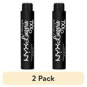 عبوة من قطعتين من أحمر الشفاه NYX Professional Makeup Lip Lingerie XXL Matte Liquid Lipstick، Naughty Noir