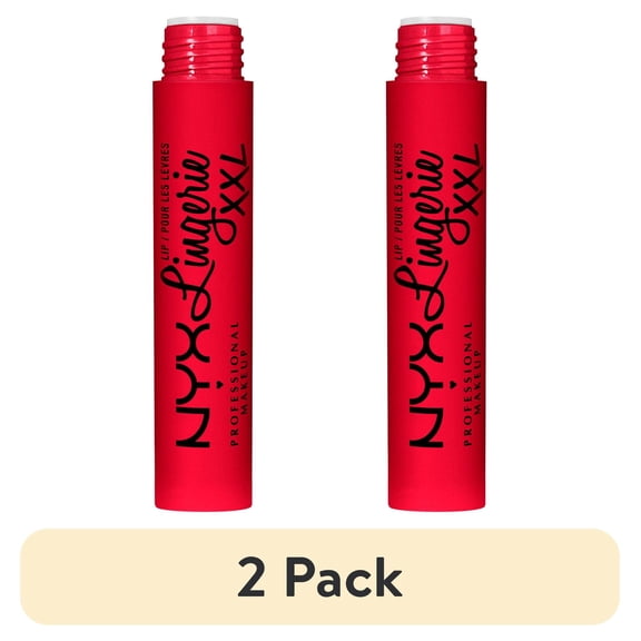 (2 pack) NYX Professional Makeup Lip Lingerie XXL Matte Liquid Lipstick, Untamable