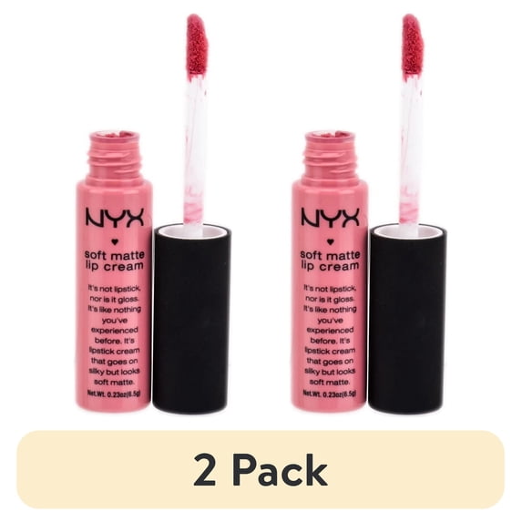(2 pack) NYX Professional Makeup Soft Matte Lip Cream, Lightweight Liquid Lipstick Istanbul, 0.8 Oz