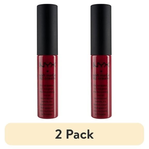 (2 pack) NYX Professional Makeup Soft Matte Lip Cream, Lightweight Liquid Lipstick Monte Carlo