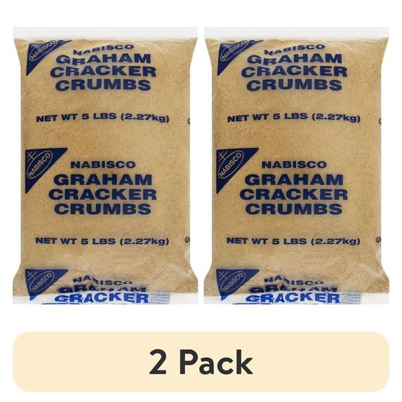 (2 pack) Nabisco Graham Cracker Crumbs, 5 lb - Case of 2