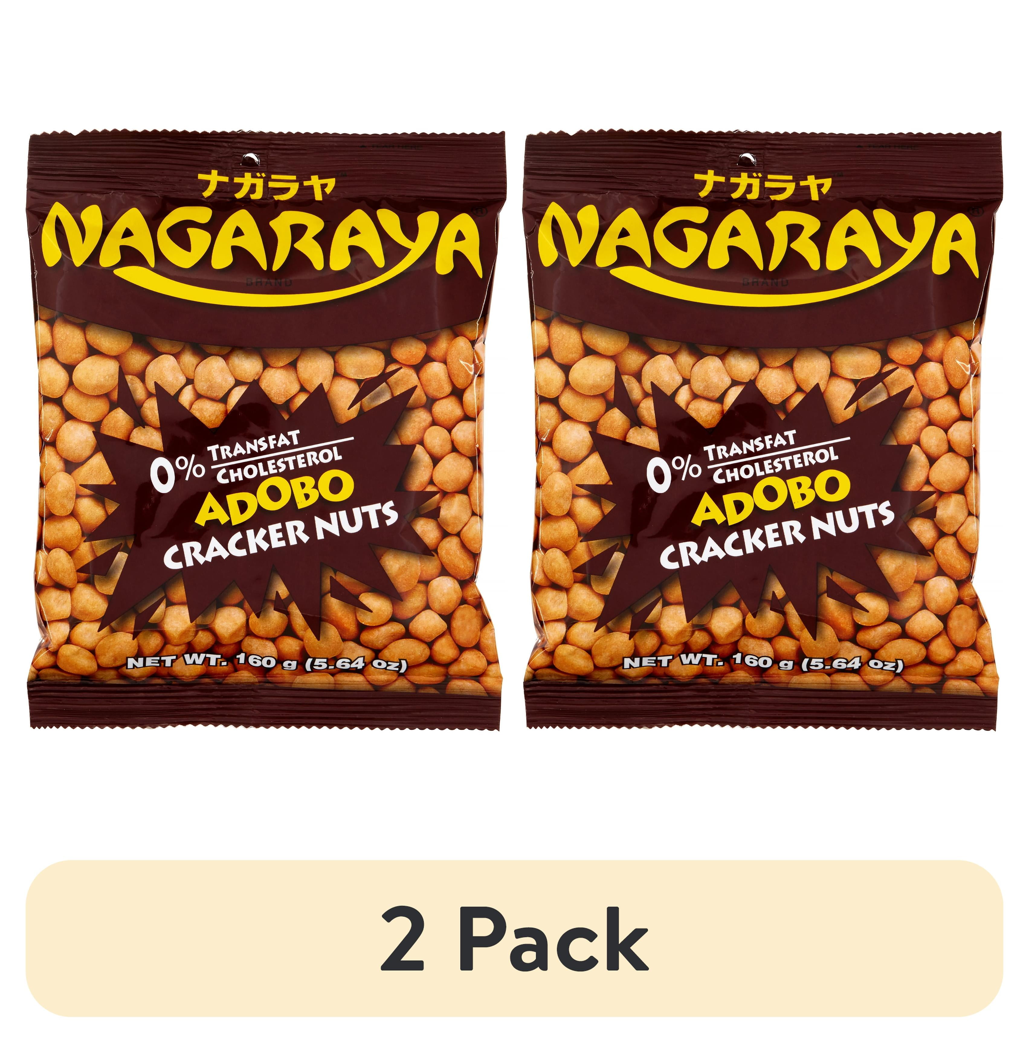 (2 pack) Nagaraya Adobo Cracker Nuts, 5.64 oz