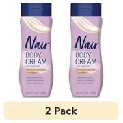 (2 pack) Nair Body Hair Removal Cream, Cocoa Butter & Vitamin E, Smooth Skin Formula, 7.9 oz