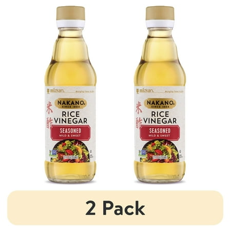 (2 pack) Nakano Seasoned Rice Vinegar, 12 oz.