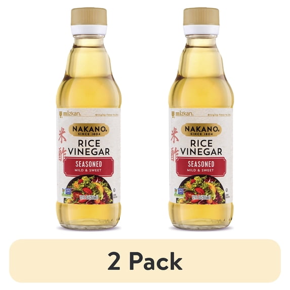(2 pack) Nakano Seasoned Rice Vinegar, 12 oz.