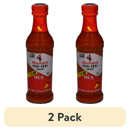 (2 pack) Nando's Hot Peri-Peri Sauce 9.2 oz